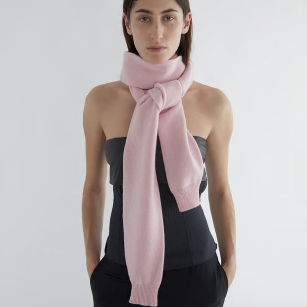 팔로마울 Moix 울 머플러/핑크