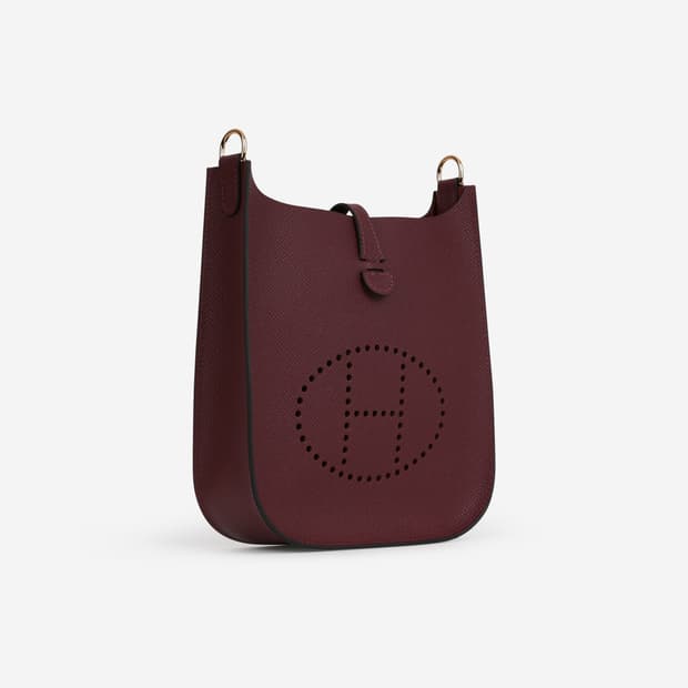 에르메스 신형 에블린 셀리에 16 엡솜 루즈 금장 신품 정가양도 미블린