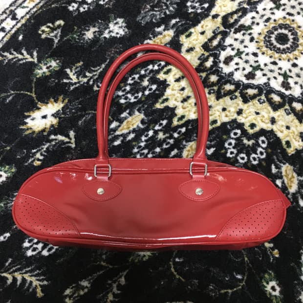 Millo women Enamel Bowling Bag 