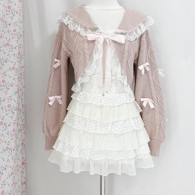 앙크루즈 가디건 히메갸루 갸루 모리 핀터 빈티지 라떼갸루 오네갸루 로걀