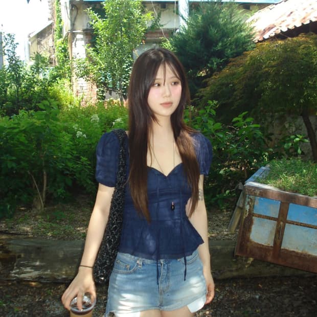 새상품) 아워캐비넷 블라우스 forest blouse