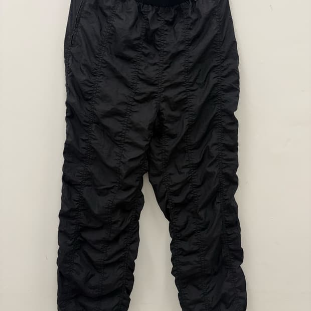 Shirring Jogger Pants (Black)