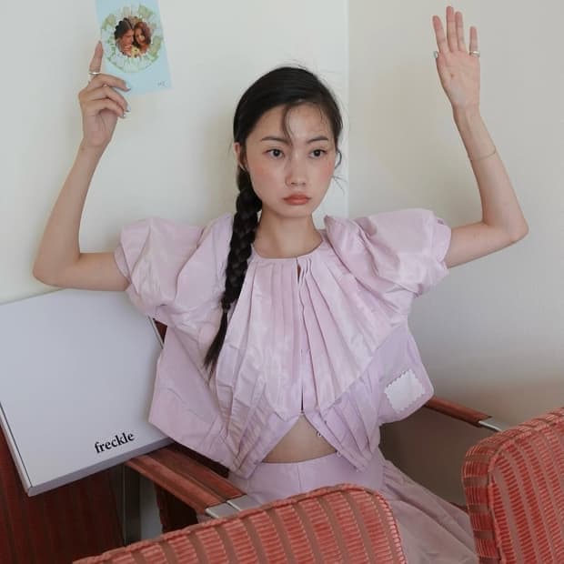 프레클메이드 핀턱 썸머 자켓 