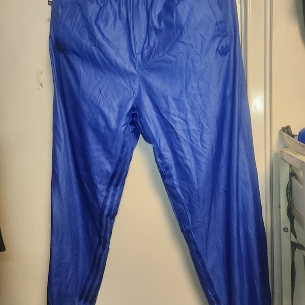 아디다스 블루버전 팀로얄블루 조거 팬츠 L