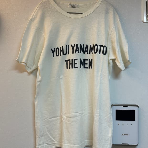 요지야마모토 뿌르옴므 티셔츠