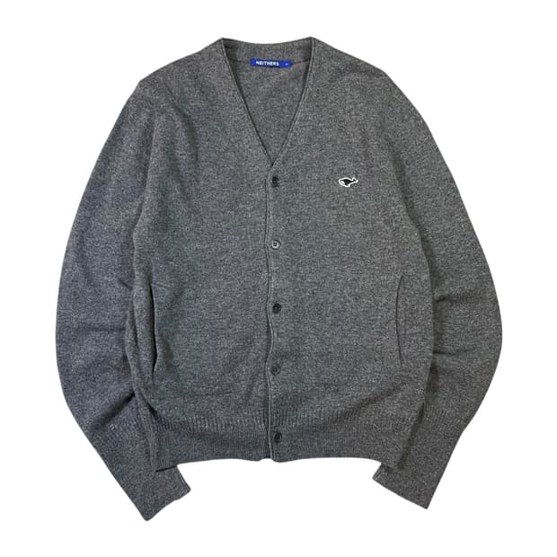 네이더스 포켓 울 니트 가디건