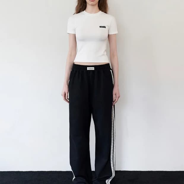 락케이크 레이스라인 투웨이 조거 팬츠 블랙 S