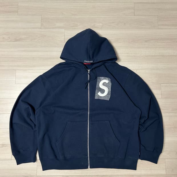 (XL) 슈프림 s로고 후드 집업 -24fw