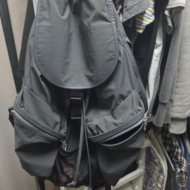 마지언타이틀 럭색 백팩 올데이백 04 그레이