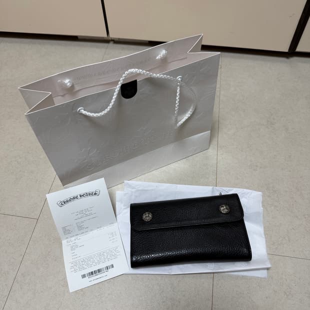 (새상품) 크롬하츠 웨이브 레더 장지갑