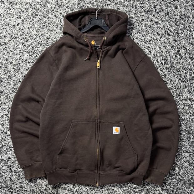 칼하트 딥브라운 후드집업