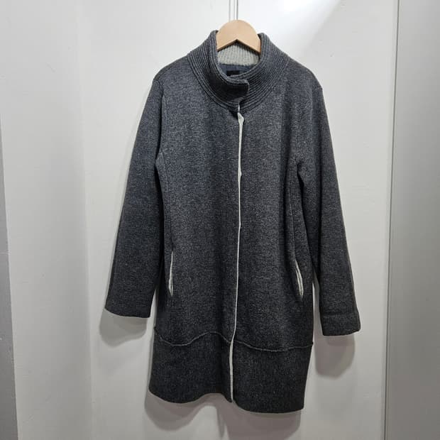 엠씨(emcee) 울혼방 니트 가디건 코트