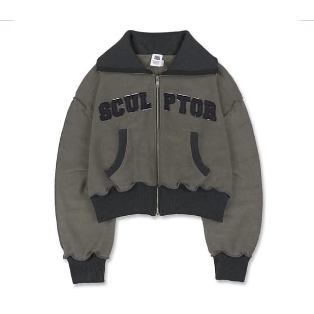 스컬프터 Inside-Out Zip-Up Ash-Reverse