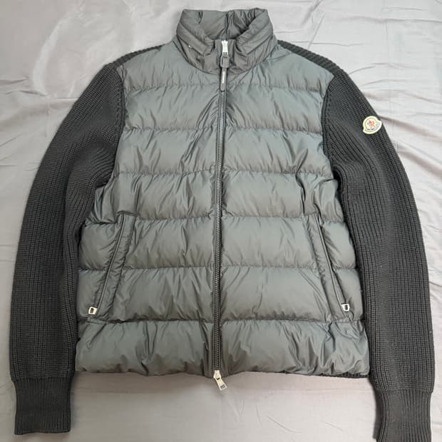 [새상품급.정품] 24FW 몽클레어 트리콧 니트패딩 L