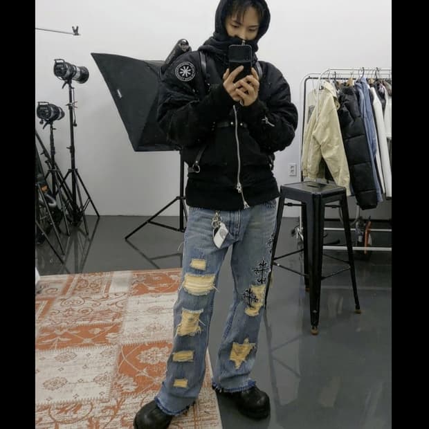 크롬하츠st 빈티지커스텀 부츠컷 팬츠31 플레어핏/히스테릭글래머/