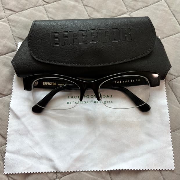 이펙터 오버드라이브 반무테 안경