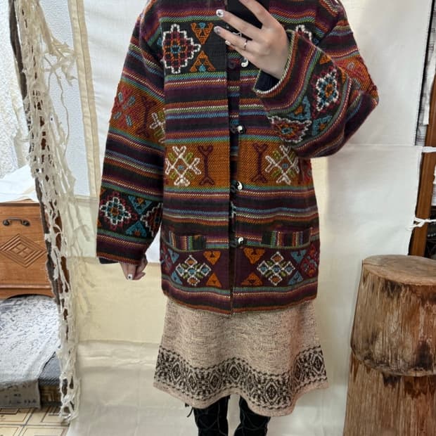 leela ying and yang coat