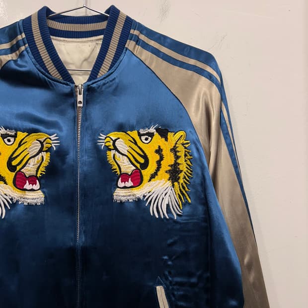 재팬빈티지 리버시블 글로시 스카잔 자켓