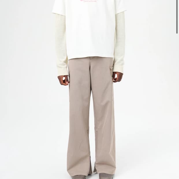 [새상품] 아워레가시 박스 티셔츠 손맛 프린트 50