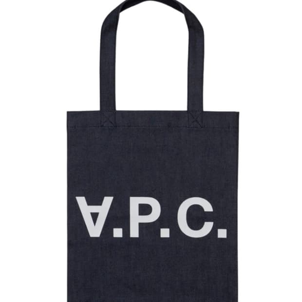 APC 데님 에코백