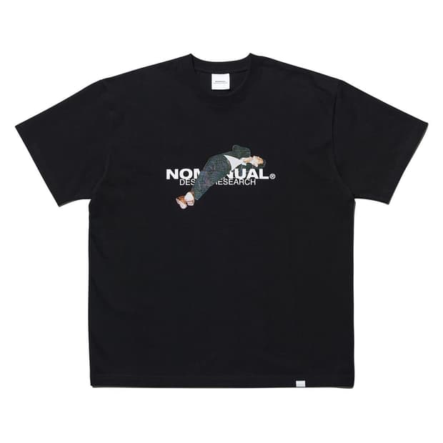 노매뉴얼 NAP T-SHIRT - BLACK 블랙 반팔 티셔츠 XL