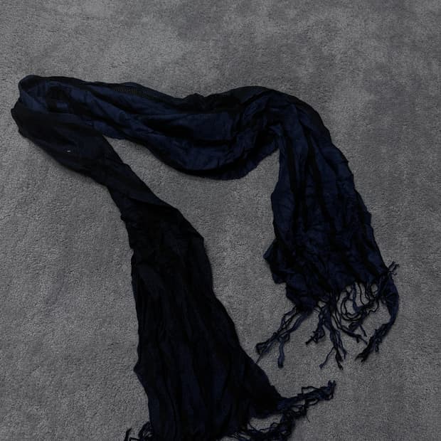 Vintage V-kei,punk dark blue.. muffler