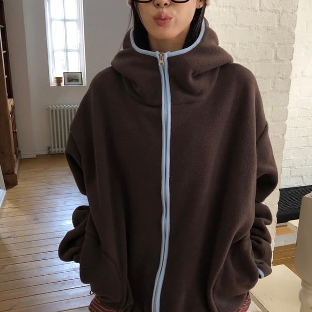 릿킴-WOODLAND FLEECE ZIP-UP