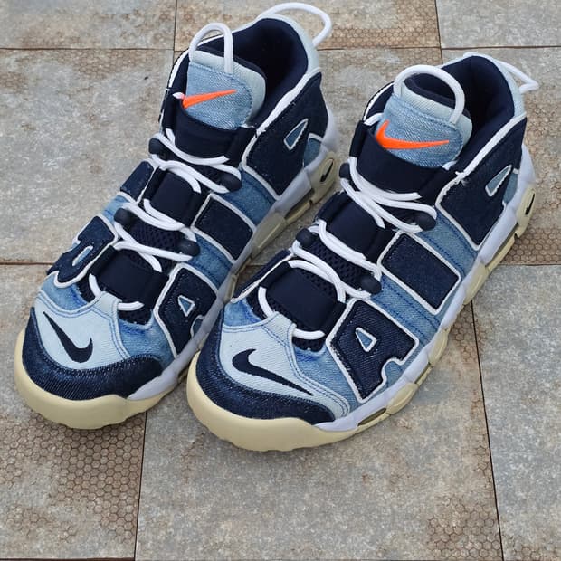 (260)나이키 에어 모어 업템포 96 데님