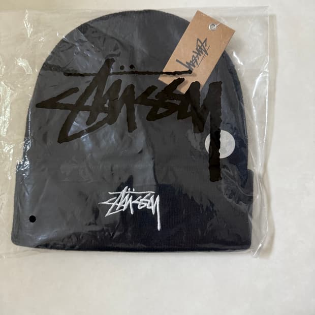 스투시 커프 비니 (블랙)