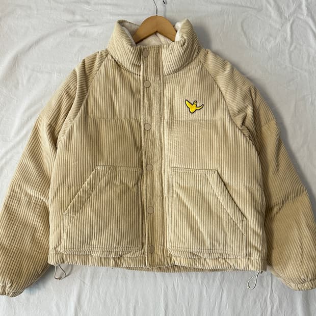 와릿이즌 여성 코듀로이 다운 푸퍼