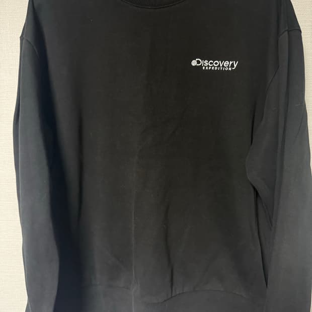 디스커버리 검정색 맨투맨 xxl
