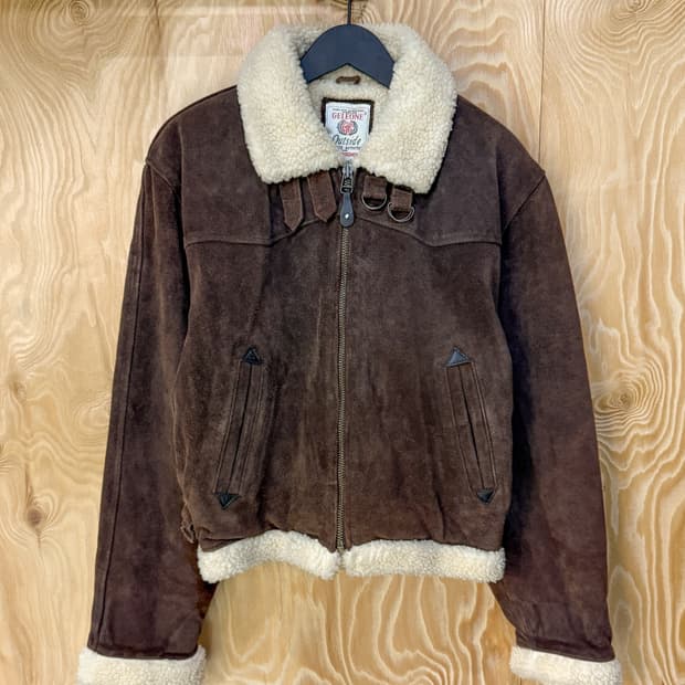 Geleone 90’s 스웨이드 레더 무스탕