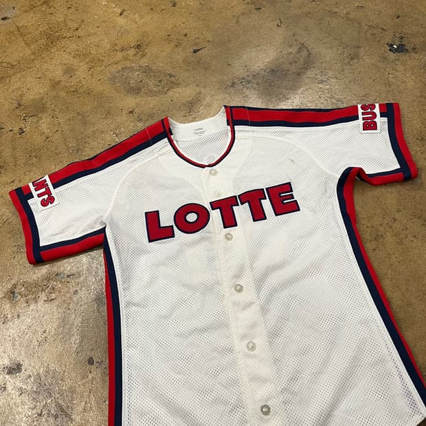 [100] 롯데 자이언츠 야구 유니폼 화이트 손아섭 마킹 b10