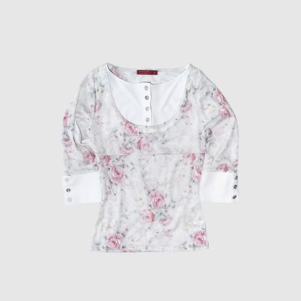 인앤양인하모니 Layered top, rose