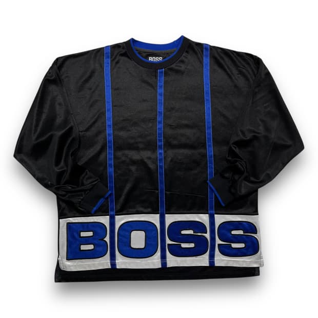 BOSS 90s 시그니처 올드스쿨 힙합 빈티지 롱 슬리브