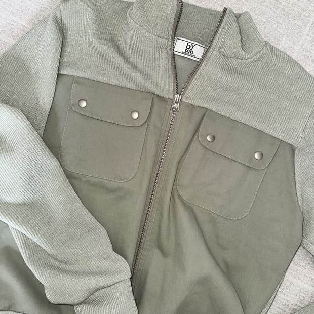 투웨이 니트집업