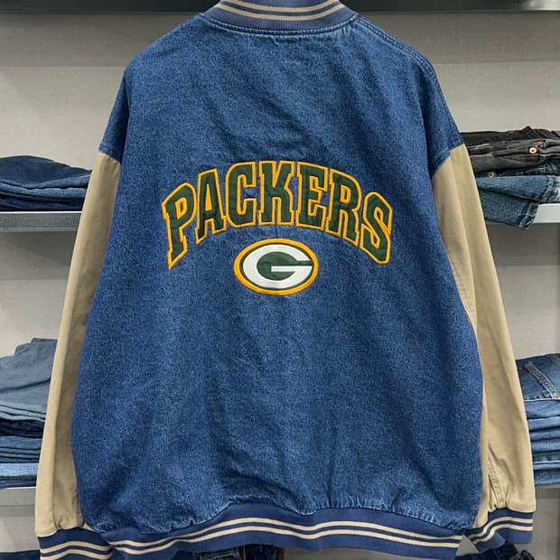 (2XL)90'S LEE 데님 스타디움 자켓-M1820