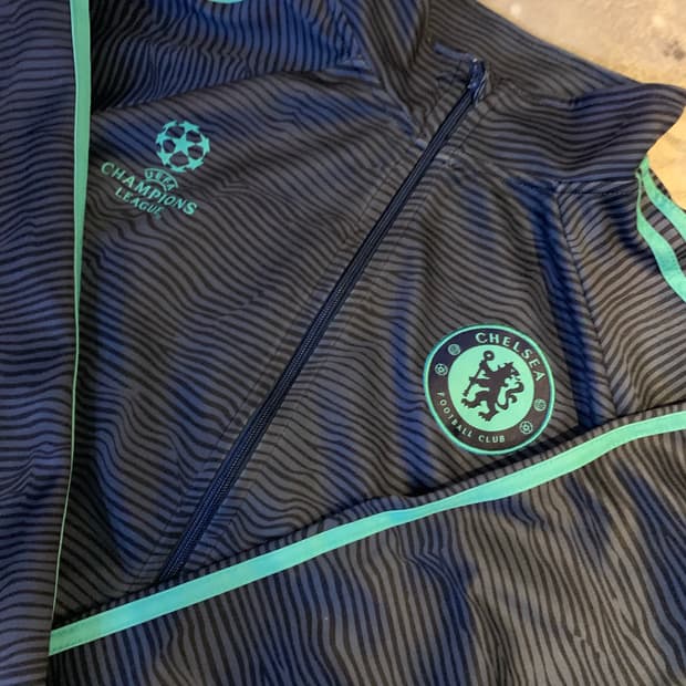 첼시 FC 챔피언스리그 바람막이 트레이닝 자켓
