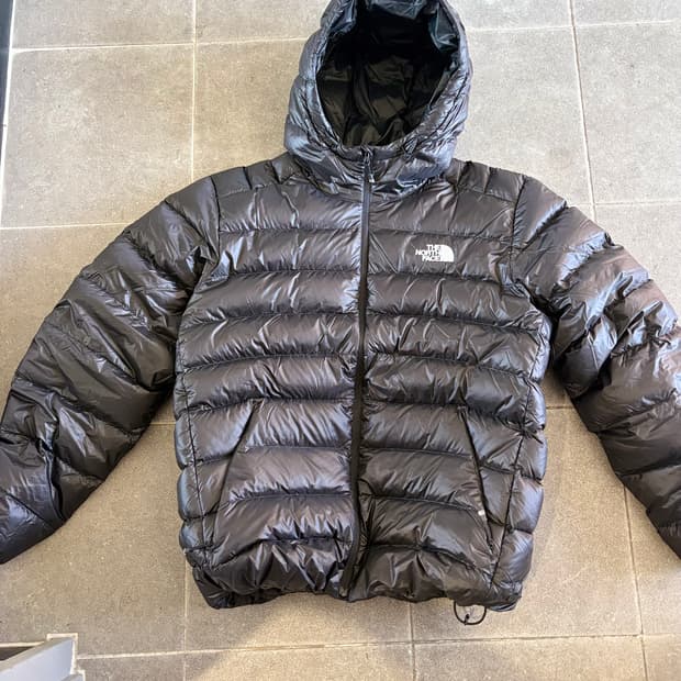 노스페이스 마티에 EX RDS 다운 후디 블랙 L 새상품