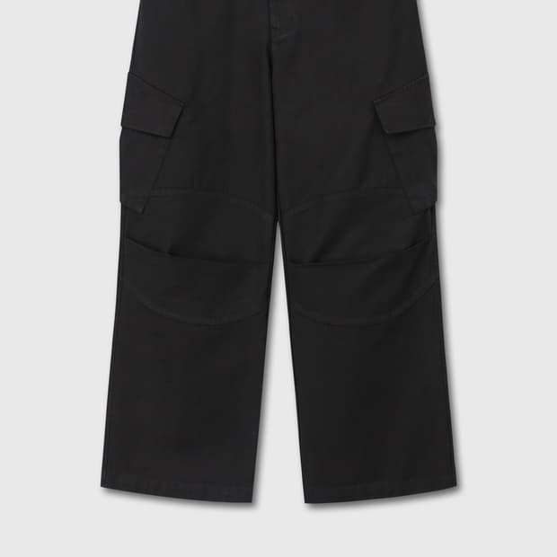 다이브인 무민서 베른 카고 팬츠 블랙