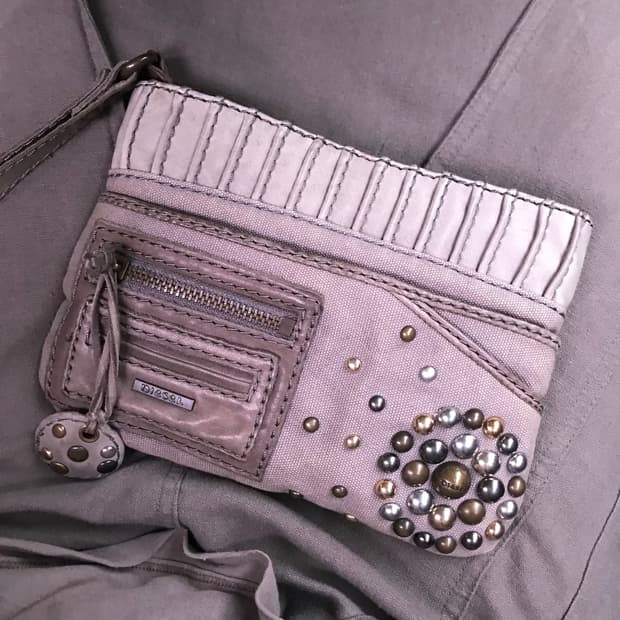 빈티지 디젤 파우치 미니백