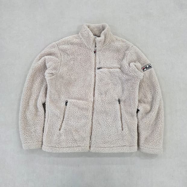 [L] 휠라 후리스 집업 자켓 0220J