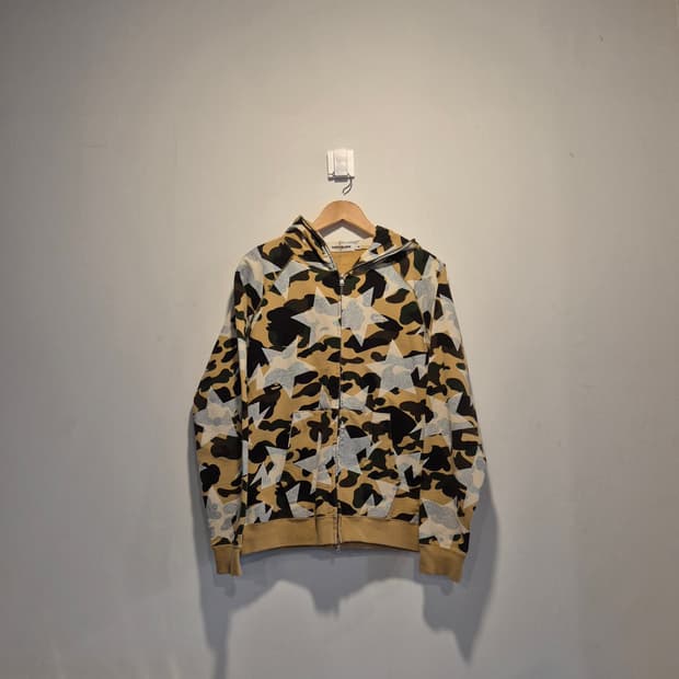 Bape star hoodie zip-up