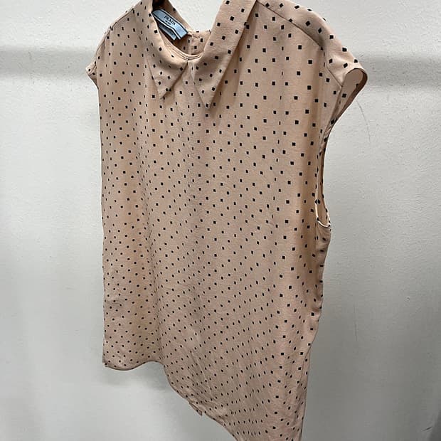 여) 프라다 실크 블라우스 