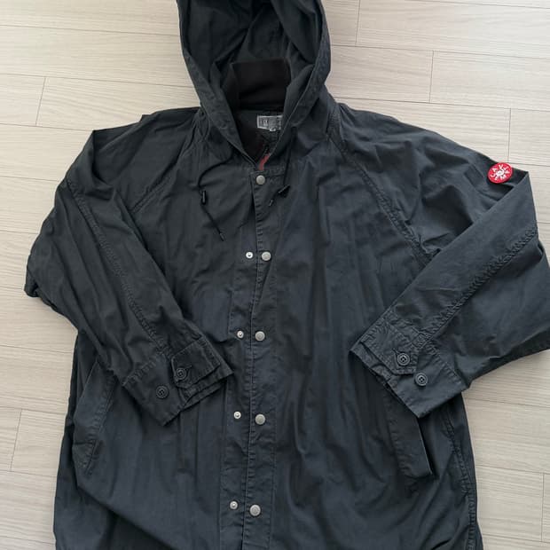 [M] CAVEMPT DOUBLE FRONT 챠콜 자켓