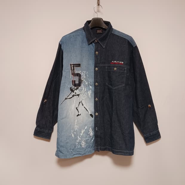 FUBU 데님셔츠