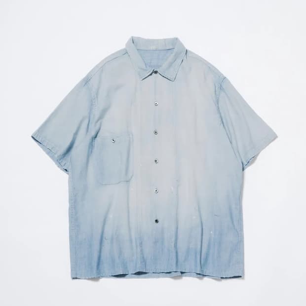 A.PRESSE / 아프레쎄 빈티지 샴브레이 셔츠 