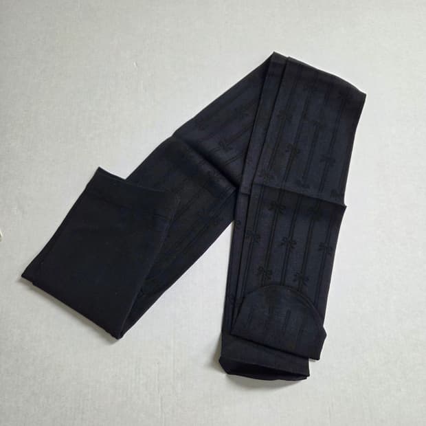 Bow Stripe Tights 리본 스타킹