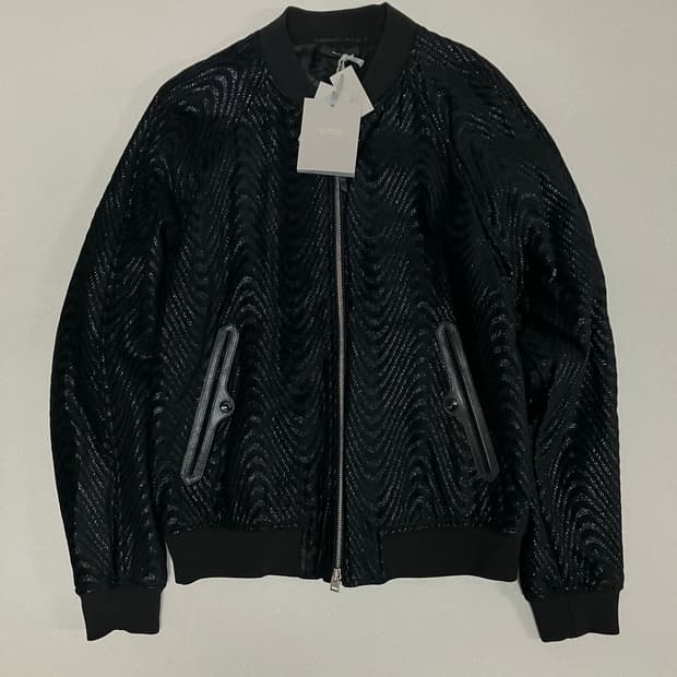 톰포드 웨이브 자카드 봄버 자켓 54사이즈