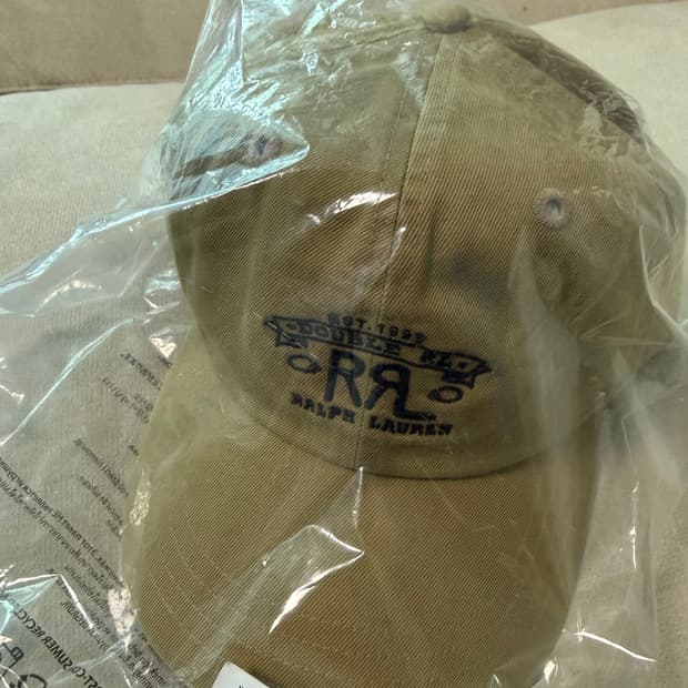 rrl 랜치 로고 트윌 볼캡